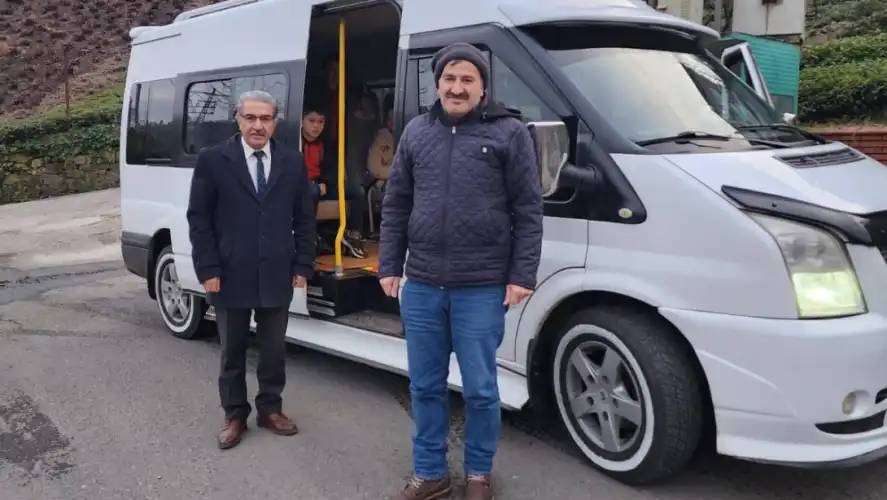 Derepazarı'nda Okul Servis Araçlarına Denetim