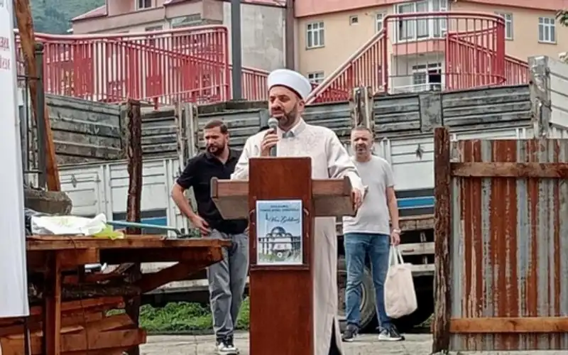 Fındıklı’da Ada Camii’nin Temeli Dualarla Atıldı