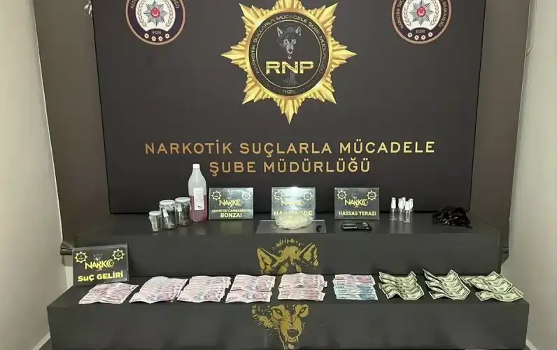 Rize'de Uyuşturucu Çetesine Ağır Darbe