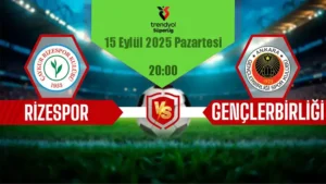 Çaykur Rizespor, Gençlerbirliği’ni Konuk Edecek