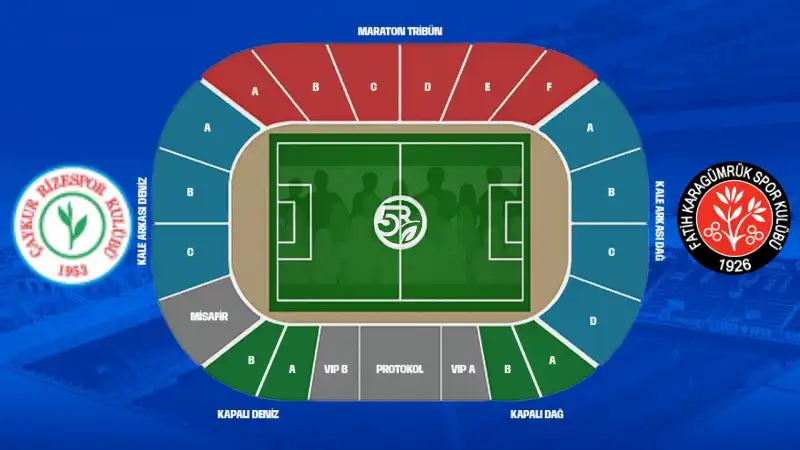 Çaykur Rizespor – Fatih Karagümrük Maç Biletleri Satışa Çıktı