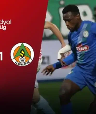 Çaykur Rizespor 1-1 Corendon Alanyaspor