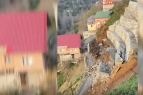 Ardeşen'de Heyelan Korkuttu