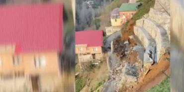 Ardeşen'de Heyelan Korkuttu