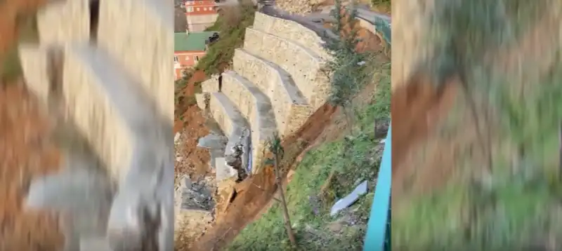 Ardeşen'de Heyelan Korkuttu