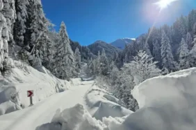 Kaçkar Dağları ve Etekleri Beyaza Büründü