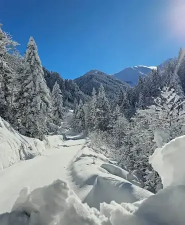 Kaçkar Dağları ve Etekleri Beyaza Büründü