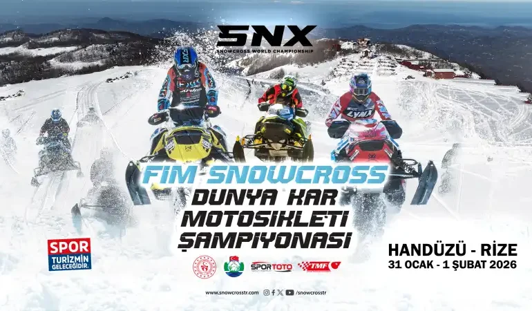 Rize, Dünya Kar Motosikleti Şampiyonası’na Hazır