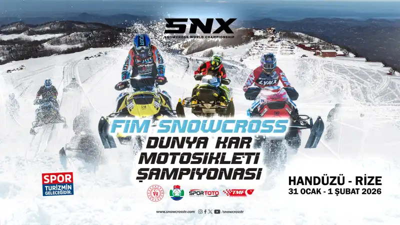 Rize, Dünya Kar Motosikleti Şampiyonası’na Hazır