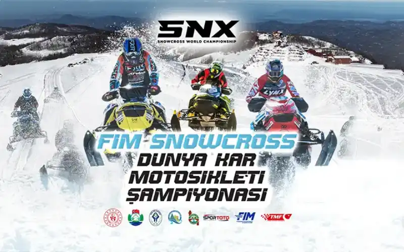 Handüzü Yaylası'nda Kar Motosikleti Heyecanı Başladı