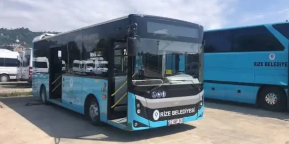 Rize’de Halk Otobüslerinde Geçici Sefer Saatleri Düzenlemesi