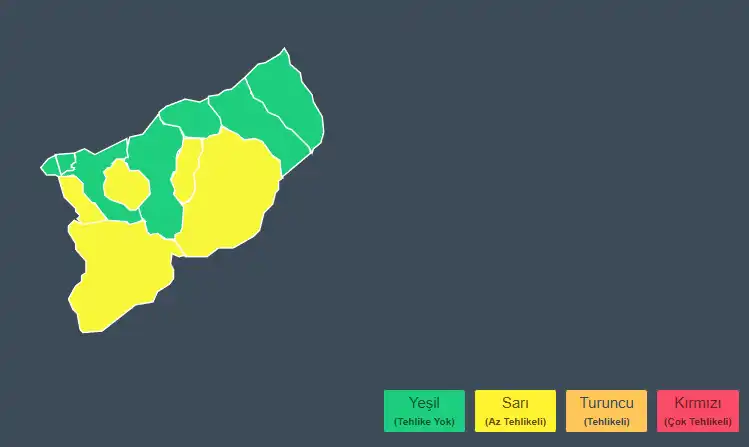 Meteoroloji’den Rize’ye Sarı Kodlu Fırtına Uyarısı