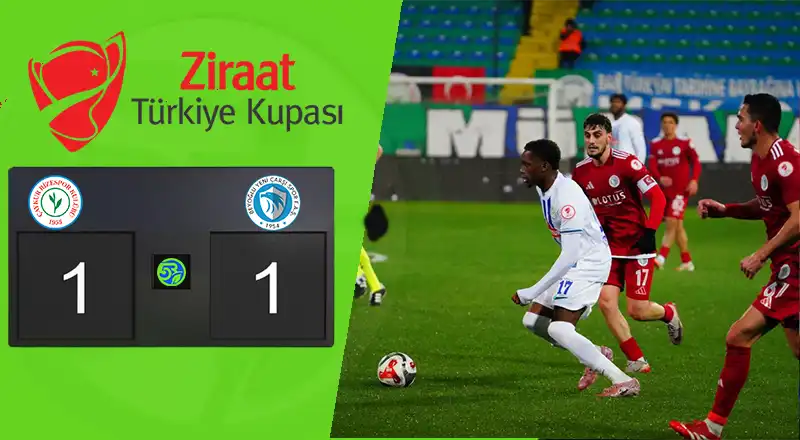 Çaykur Rizespor 1-1 Beyoğlu Yeni Çarşı