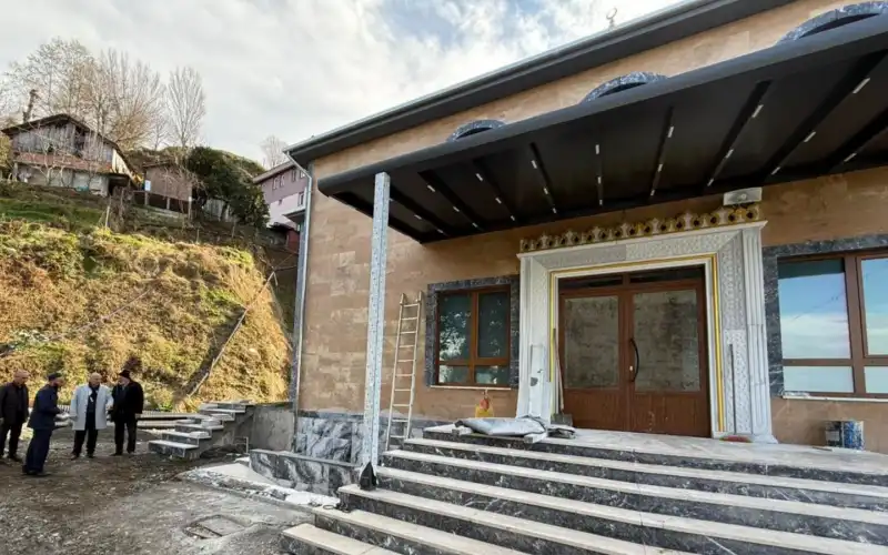 Çayeli’nde Yeni Cami İbadete Açılıyor