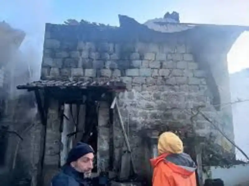 Hemşin’de Yangın Felaketi