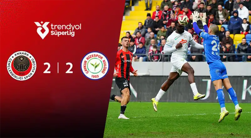 Natura Dünyasi Gençlerbirliği 2 - 2 Çaykur Rizespor