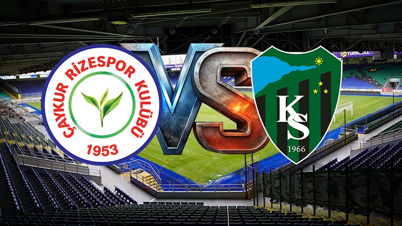 Çaykur Rizespor ile Kocaelispor Karşı Karşıya