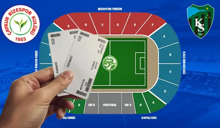 Çaykur Rizespor – Kocaelispor Maçı Biletleri Satışta
