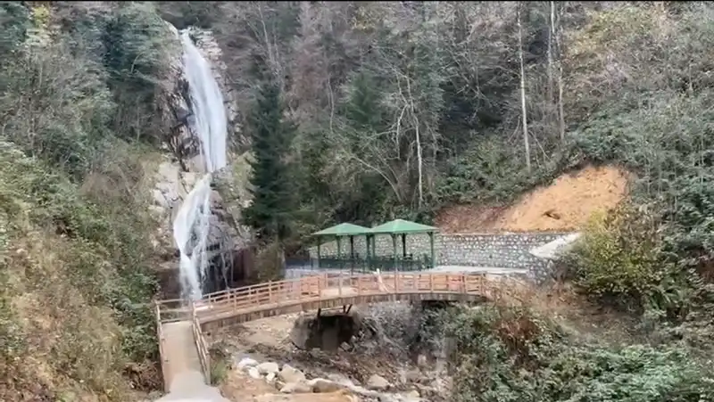 İkizdere’de Manle Şelalesi’nin 1. Etabı Tamamlandı