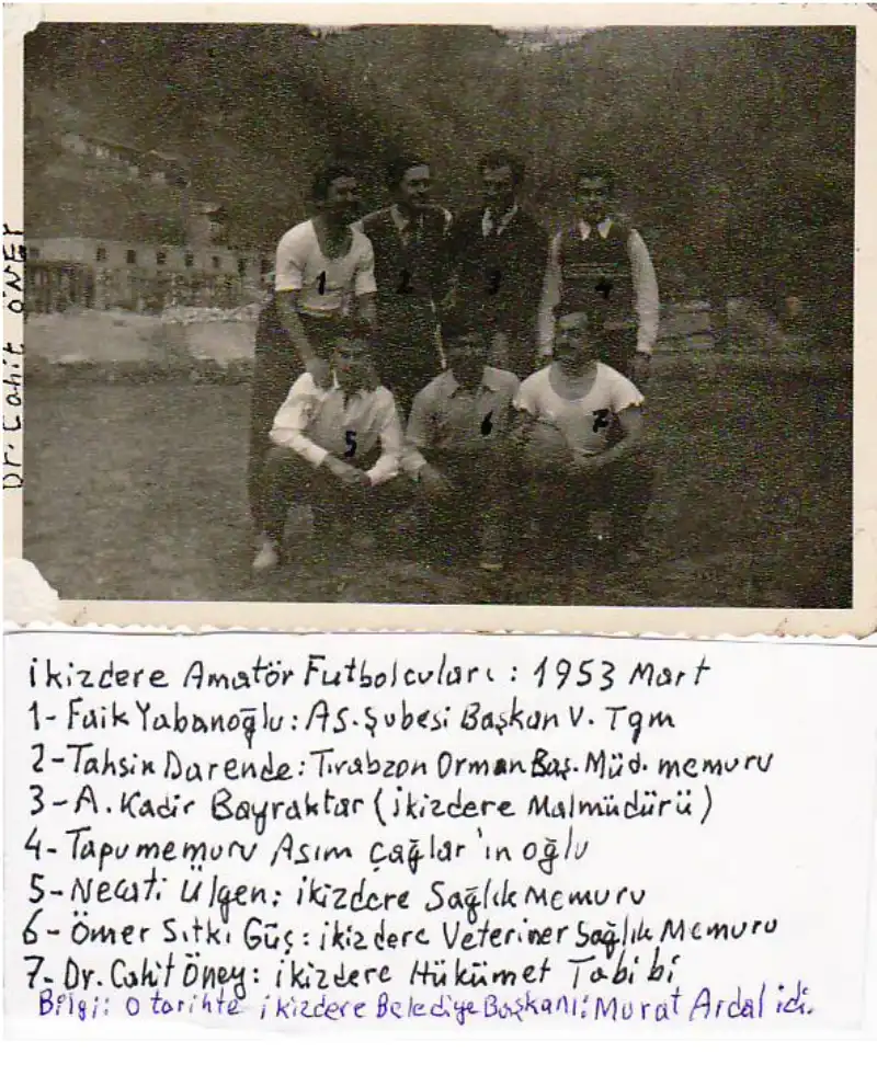 İkizdere’ye Atanmış ilk Doktor Cahit Öney’in Hatıraları