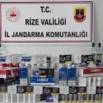 Pazar'da Kaçakçılık Operasyonu