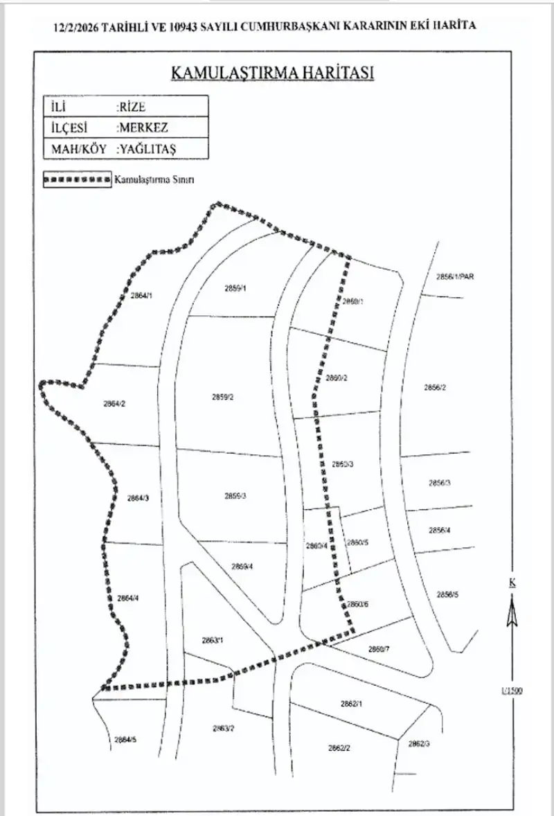 Rize’de Acele Kamulaştırma Kararı Resmi Gazete’de