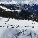 Rize'de Kaçkar Dağları ve Yaylalarda Kar Manzarası