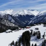 Rize'de Kaçkar Dağları ve Yaylalarda Kar Manzarası