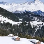 Rize'de Kaçkar Dağları ve Yaylalarda Kar Manzarası