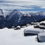 Rize'de Kaçkar Dağları ve Yaylalarda Kar Manzarası
