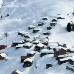 Rize'de Kaçkar Dağları ve Yaylalarda Kar Manzarası