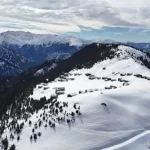 Rize'de Kaçkar Dağları ve Yaylalarda Kar Manzarası