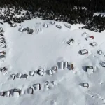 Rize'de Kaçkar Dağları ve Yaylalarda Kar Manzarası