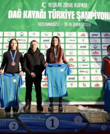 Yeşilay Zirve Kupası Dağ Kayağı Türkiye Şampiyonası Handüzü’nde Nefes Kesti