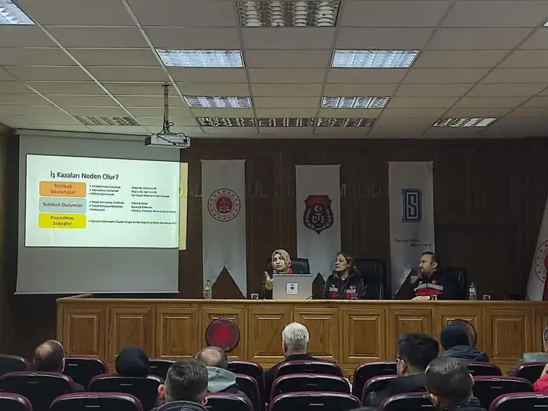 Rize’de Denetimli Serbestlik Yükümlülerine İş Sağlığı ve Güvenliği Eğitimi