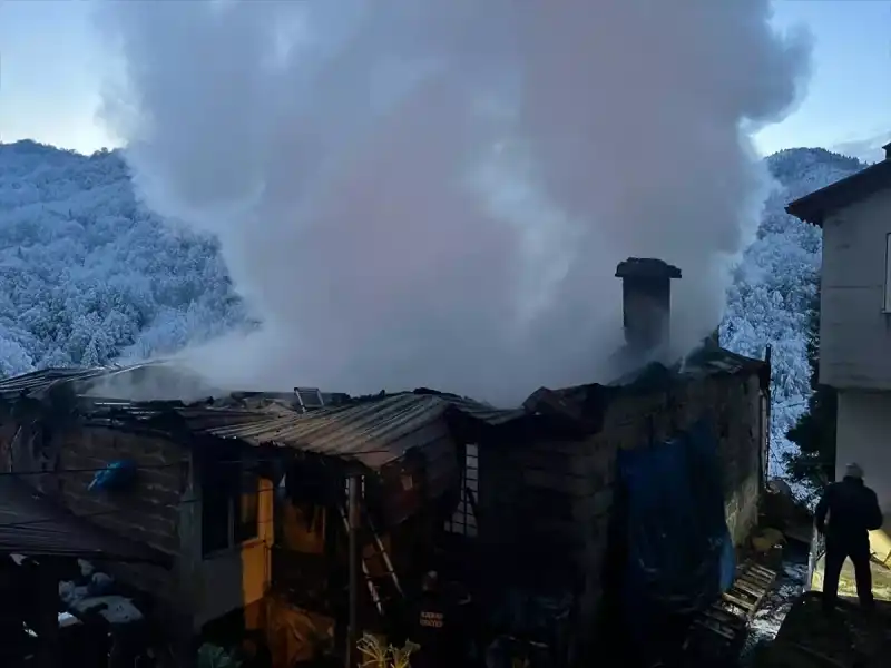 Hemşin’de Yangın Felaketi