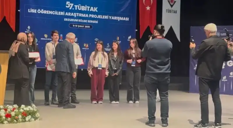 Çayeli Hacı Ahmet Hamdi İshakoğlu MTAL’den TÜBİTAK’ta Bölge Birinciliği