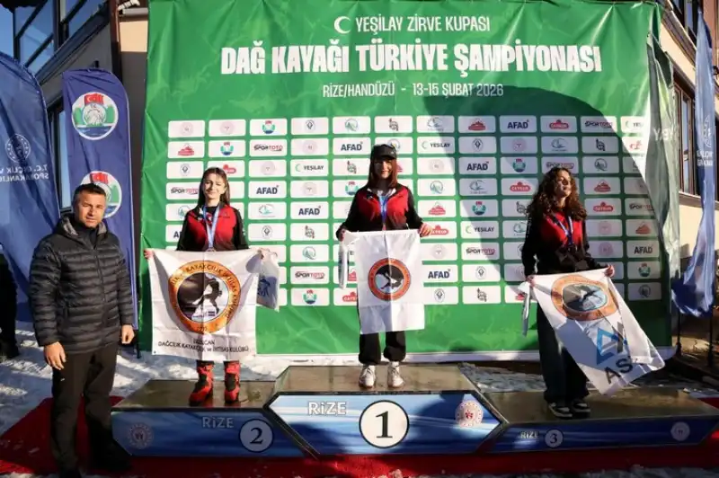 Yeşilay Zirve Kupası Dağ Kayağı Türkiye Şampiyonası Handüzü’nde Nefes Kesti