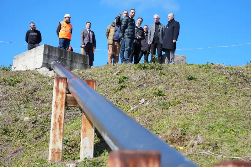 Rize Belediye Başkanı İçme Suyu Projesini İnceledi