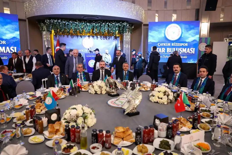 Çaykur Rizespor İftarında Büyük Buluşma