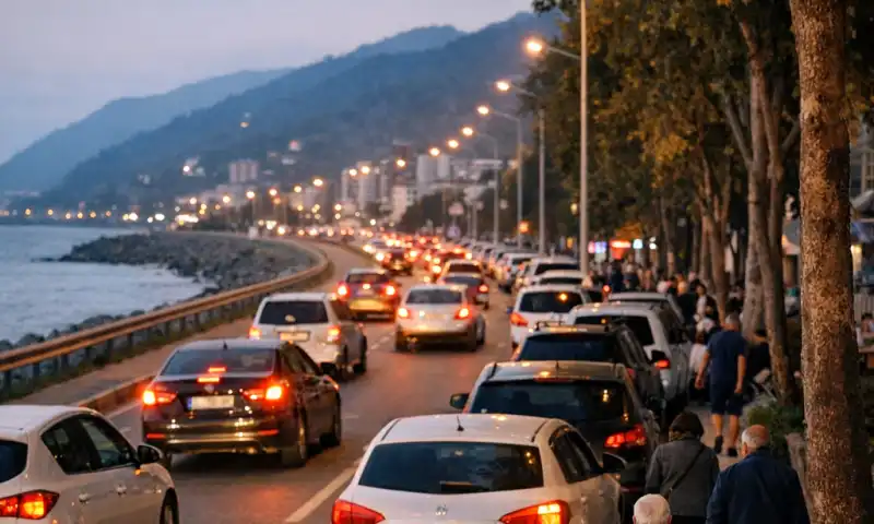 Rize Sahilinde Otopark Sorunu Büyüyor