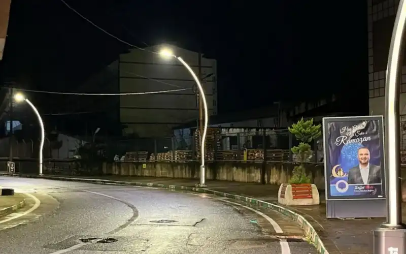 İyidere’de Sokaklar Işıl Işıl