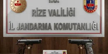 Pazar'da Ruhsatsız Silah Operasyonu