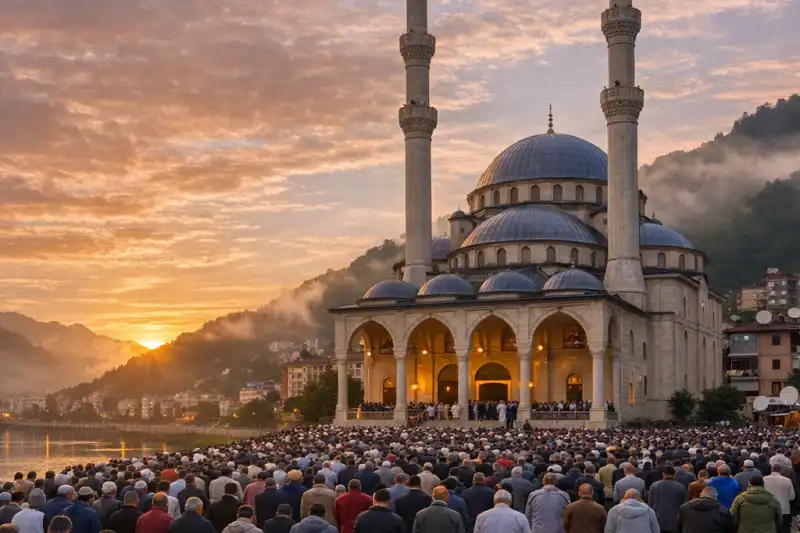 Rize ve İlçelerinde Bayram Namazı Saatleri Açıklandı