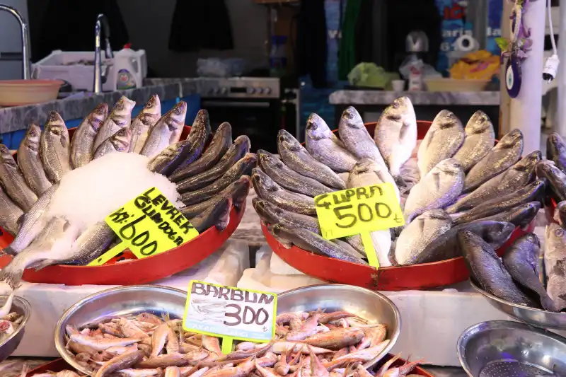 Rize’de Balık Tezgâhlarında Hamsi ve İstavrit Yoğun İlgi Görüyor