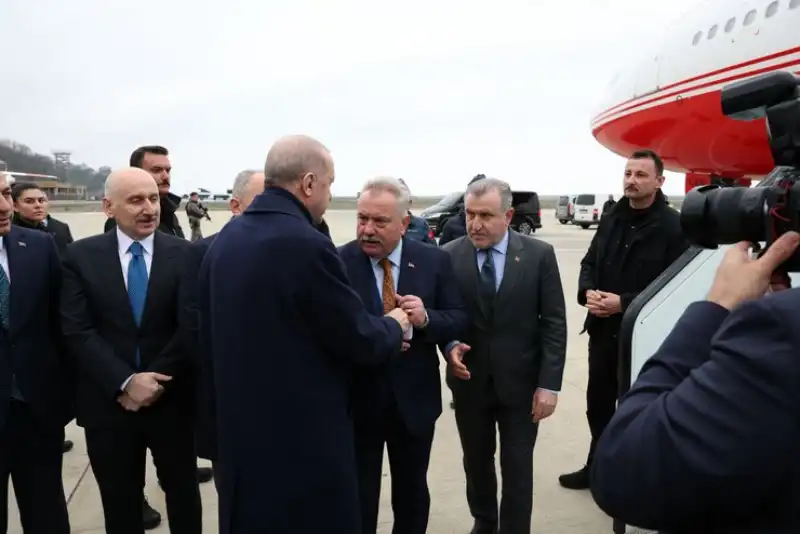 Başkan Erdoğan Dün Rize'den Ayrıldı