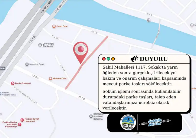 Fındıklı Belediyesi’nden Örnek Uygulama