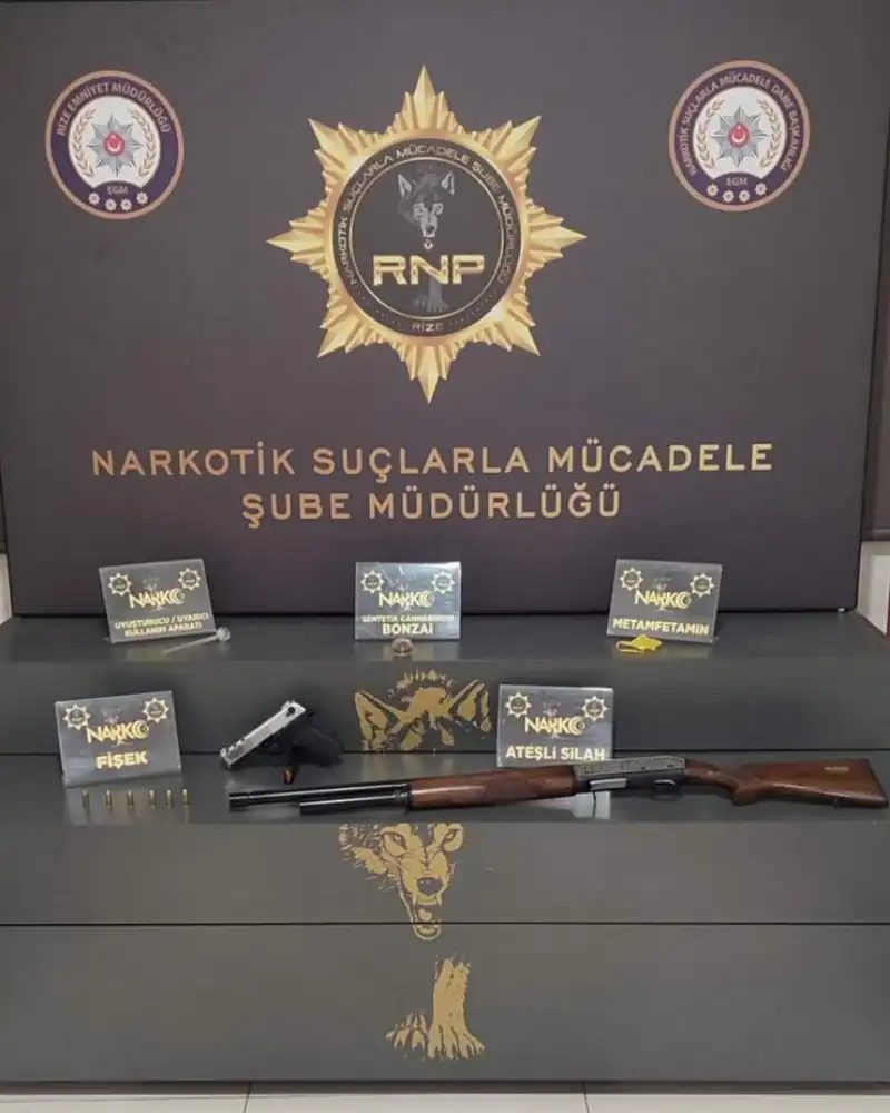 Rize’de Uyuşturucu Operasyonu: 13 Kişi Tutuklandı