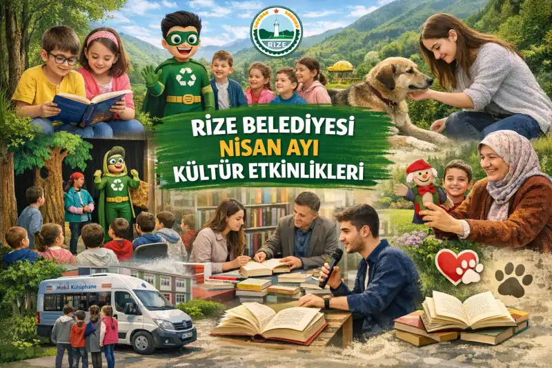 Rize Belediyesi Nisan Ayı Kültür Takvimini Açıkladı
