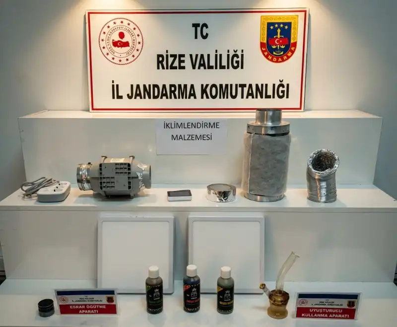 Rize’de Jandarmadan Çifte Operasyon